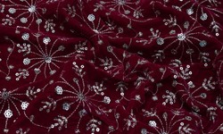 Elevate Your Style with Exquisite Velvet: Exploring the Charm of Embroidered Velvet Fabric from KCCreations Collections