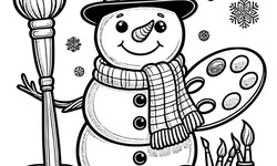Discover Snowman Coloring Pages: Winter Fun with ColoringPagesKC