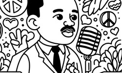 Explore Martin Luther King Jr Day Coloring Pages with ColoringPagesKC