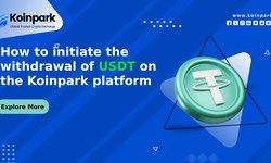 How to initiate the withdrawal of USDT on the Koinpark platform