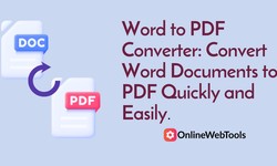 How to Convert Word to PDF?