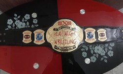 The IWGP Intercontinental New Japan Pro-Wrestling Heavyweight Champion Belt MVP