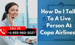 How Do I Speak To A Live Person At Copa Airlines? +1-855-960-3027