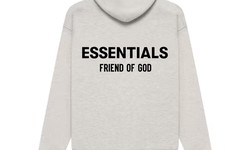 Black essentials hoodie