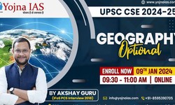 Yojna IAS:  Best Geography Optional Coaching Online For UPSC