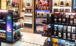 The hottest spirit shop glorifier design for luxury liquor brand in the UK
