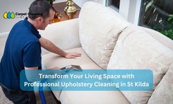 Transform Your Living Space with Professional Upholstery Cleaning in St Kilda