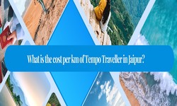 What is the cost per km of Tempo Traveller in Jaipur?