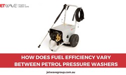 How Does Fuel Efficiency Vary Between Petrol Pressure Washers?