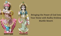 Bringing the Power of God Into Your Home with Radha Krishna Marble Moorti