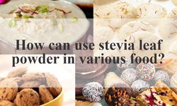 How Stevia is Used in Food items?