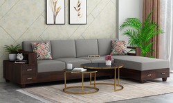 Custom Comfort: Personalize Your Space with Wooden Street's L Shape Sofas