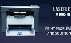 How Do I Fix the Print Quality Issue with My HP LaserJet M1005 MFP Printer?