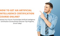 How to get an artificial intelligence certification course online?