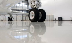 Airplane Hangar Floor Coating