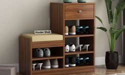 Step into Style and Organization with Wooden Shoe Racks from Wooden Street!