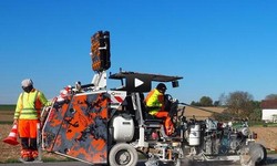 Revolutionizing Infrastructure: The Road Painting Machine