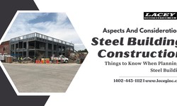 Aspects And Considerations of Steel Building Construction!