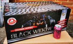 leash the Power of the Night Sky with Black Widow 75 Shots Firework!