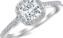 The Enchantment of Cushion Cut Halo Engagement Rings