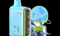Experience Refreshing Bliss with Blue Razz Ice Geek Bar Pulse 15000 Puffs Disposable Vape