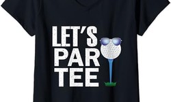 Funny Golfing Dad Lover Puns Let's Par Tee Men Joke T-Shirt