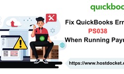 What is QuickBooks error message ps038?