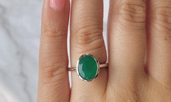 Let's adorn your style with a green onyx ring