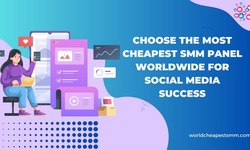 Choose the Most Cheapest SMM Panel Worldwide for Social Media Success