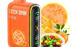 Discover the Exotic Flavor of Tropical Rainbow Blast with Geek Bar Pulse 15000 Puffs Disposable Vape!