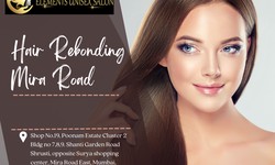 Achieve Sleek Perfection: Hair Rebonding and Permanent Straightening at Elements Unisex Salon in Mira Road