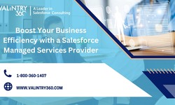 Boost Your Business Efficiency with a Salesforce Managed Services Provider – VALiNTRY360