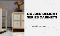 Elevate Your Space with HM Cabinetry's Golden Delight Series Cabinets
