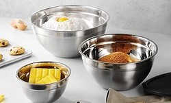 Efficient Meal Prep: AIKKIL Mixing Bowls with Airtight Lids