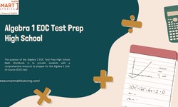 Algebra 1 EOC Test Prep High School Math Workbook