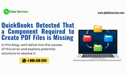 QuickBooks Detected That a Component Required to Create PDF Files is Missing