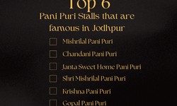 Top 6 Pani Puri Stalls that are famous in Jodhpur