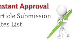 Instant Approval Article Submission Sites List