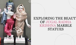 Exploring the Beauty of Jugal Radha Krishna Marble Statues