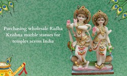 Purchasing Wholesale Radha Krishna Marble Statues for Temples Across India