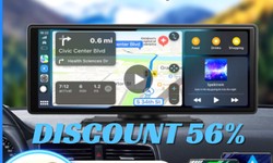 Imagebon 10.26" 8 Core Car DVR Android 13 CarPlay & Android Auto 2 In 1 Car Dash Camera 5G WiFi GPS FM AUX U Disk 5.1 Bluetooth