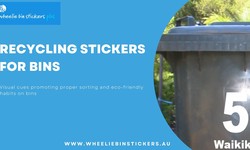Recycling Stickers for Bin Eco-Friendliness Enhancement