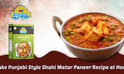 Make Punjabi Style Shahi Matar Paneer Recipe at Home