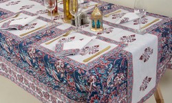 Make Every Meal Special: Hand-Blocked Table Covers & Napkins Await