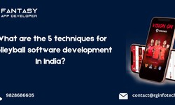 What are the 5 techniques for volleyball software development In India?