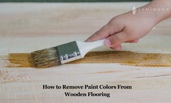 How to Remove Paint Colors From Wooden Flooring
