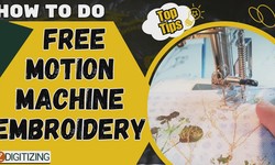 How To Do Free Motion Machine Embroidery | Top Tips