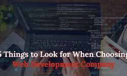 5 Things to Look for When Choosing a Web Development Company
