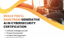 Skills you'll gain from Generative AI in Cybersecurity Certification