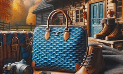 Weekend Ready: Goyard Croisiere 45 Blue Bag for Your Adventures